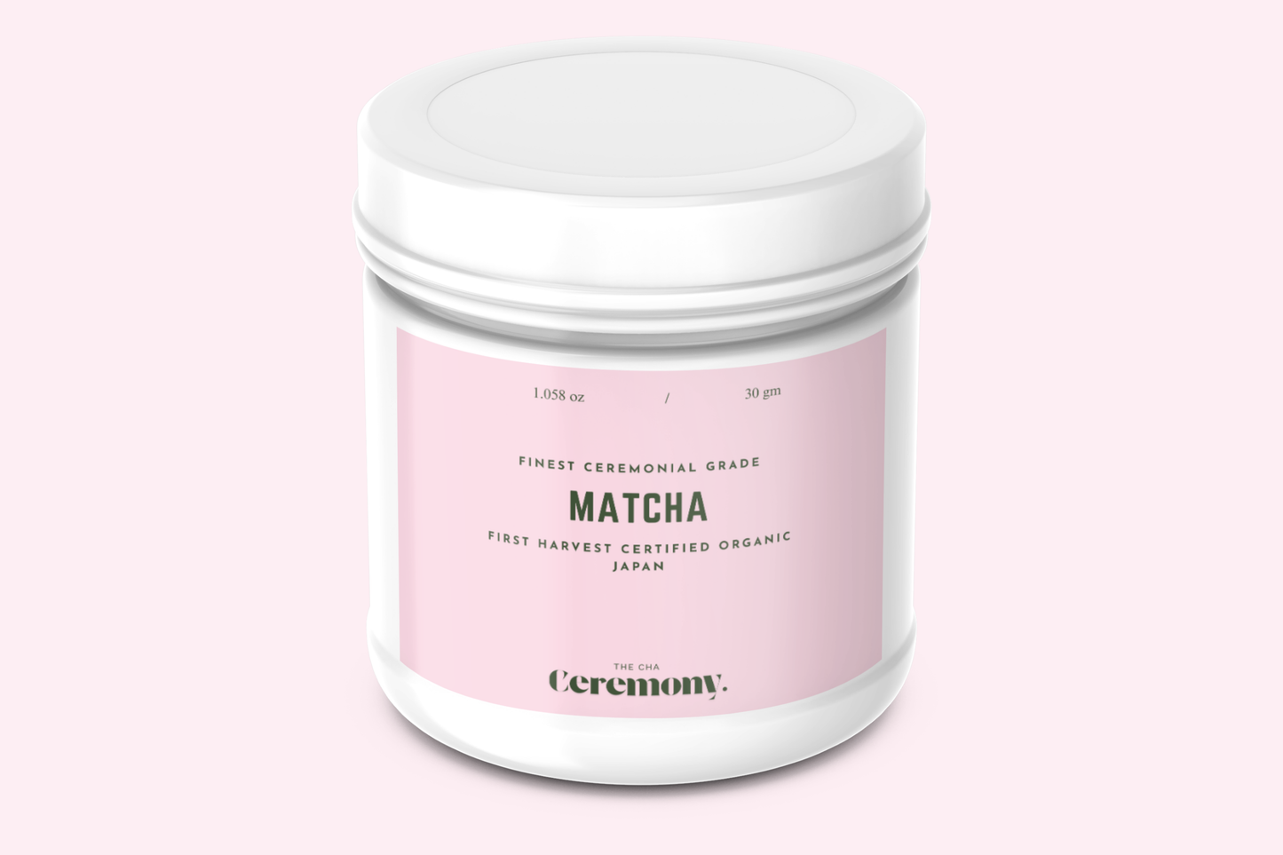 Certified Organic - Ceremonial Grade Matcha 30g